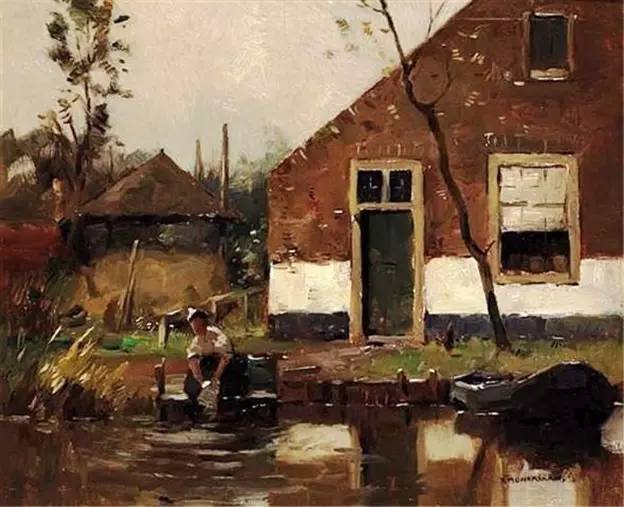 3 1895-1900 Bathers near the Canal