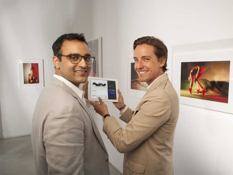 5 Aditya Julka (left) and Alexander Gilkes of Paddle8