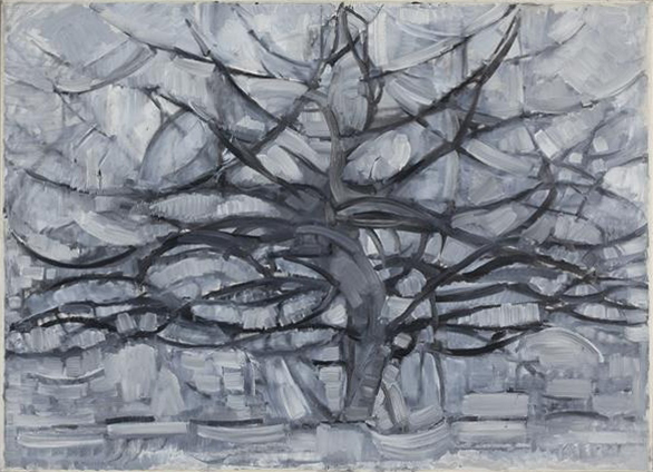 6 Piet Mondrian, 1911, Gray Tree (De grijze boom), oil on canvas, 79.7 x 109.1 cm,